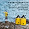 DUNAKE Collapsible Bucket With Lid,16L Collapsible Bucket Bag With Handle, Folding Water Bucket, Portable Water Container Pail For Camping, Fishing, Gardening, Outdoor (Color : Blue) view 2