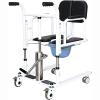 MOFOCO Hydraulic Patient Lift Household Wheelchair 180 Split Seat Multifunction Shower Chair and Heavy Duty Patient Lift for Adults (Color : A) view 1