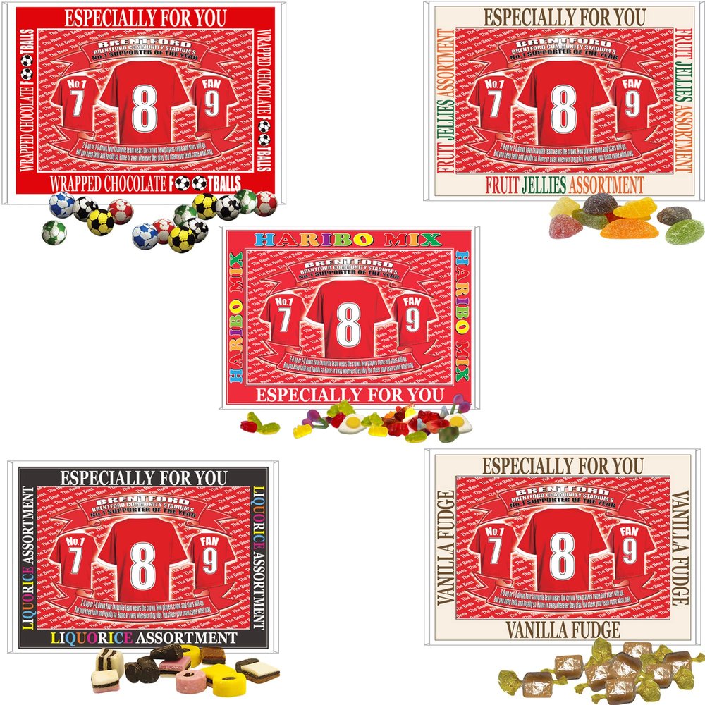 Brentford Football Shirt Gift Boxed Sweets