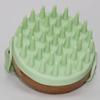 Bodylife Home Scalp Massager Shampoo Brush Soft Silicone Bristles For Hair & Scalp Care Green view 2