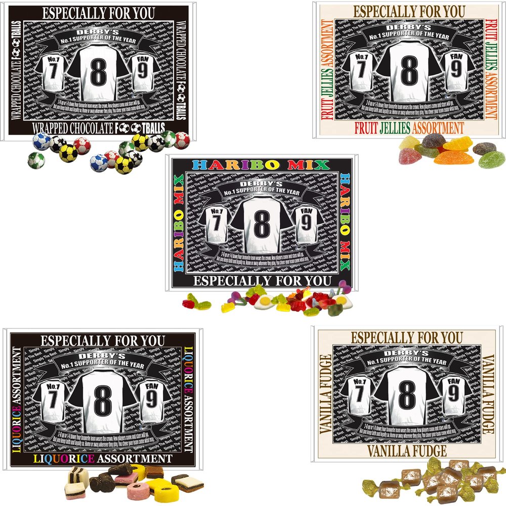 Derby Football Shirt Gift Boxed Sweets