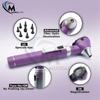 MuskalMed Mini Otoscope Portable Ear Light and Exam Kit 3X Magnifying Fiber Optic Scope with Spare Tips, Bulb, and Carrying Case - Pocket Equipment for Home and Professional Use view 2