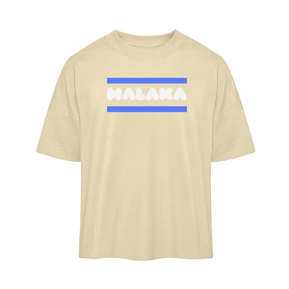 Malaka Greece Greek Hellas Sparta Organic Oversized Shirt ST/ST, Natural raw, XXL