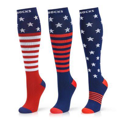 UUSOCKS Medizinische Kompressionsstrmpfe fr Damen und Herren, 3 Paar 20-30 mmHg, kniehohe Kompressionsstrmpfe, Durchblutung, am besten fr Laufen, Sportkrankenschwestern, 3 Stck, Small-Medium