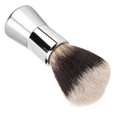Salon Cleansing Foam Brush, Men Shaving Brush, Beard Brush for Home Salon Travel, Shaving Beard Brush with Metal Handle, Nylon Salon Cleansing Foam Brush