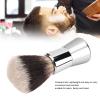 Salon Cleansing Foam Brush, Men Shaving Brush, Beard Brush for Home Salon Travel, Shaving Beard Brush with Metal Handle, Nylon Salon Cleansing Foam Brush view 2