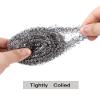 12Pcs Scourer Steel Wool Scrubber - Stainless Steel Wool for Cleaning Dishes Pans Pots Ovens Grills Scourers Pads for Kitchen Sinks Cleaning Steel Wool Pads Metal Scrubber 12 Pack view 3