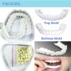 1pcs Instant Veneers Dentures, Fake Teeth Top and Bottom Instant Perfect Smile Snap on Teeth Veneers False Teeth Fake Braces Cover Imperfect Teeth, for Bad Tooth Repair and Confident Smile view 2