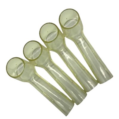 Cover for Electric Toothbrushes 4 Pieces, Head Protector Cap, Travel Toothbrush Case Keep Away Germs and dust, Better Health Toothbrush Head Protector Cover (Yellow)