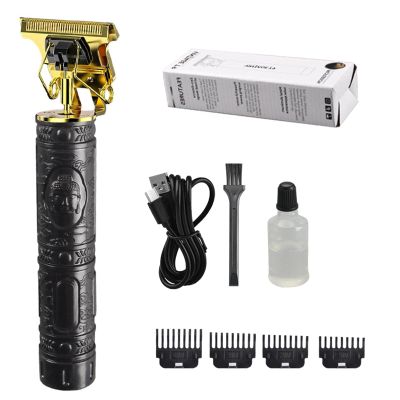 A/R Hair Clipper for Men,T-Blade Trimmer Zero Gapped Beard Shaver with 4 Limit Combs - Men Haircut Machine for Beard Face, Hair, Body Hair