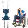 Medical Gait Belt Divided Leg Sling, Patient Full Body Lift Sling Walking Standing Aids, Patient Hoist Sling Stair Transfer Belt, for Elderly Disabled,M view 1