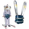 Medical Gait Belt Divided Leg Sling, Patient Full Body Lift Sling Walking Standing Aids, Patient Hoist Sling Stair Transfer Belt, for Elderly Disabled,M view 3