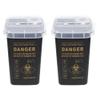 Beavorty Small Sharps Container 6.1 Inch Practical Sharps Disposal Barrel for Tattoo Shops Clinics Hospitals Medical Waste view 1