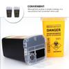 Beavorty Small Sharps Container 6.1 Inch Practical Sharps Disposal Barrel for Tattoo Shops Clinics Hospitals Medical Waste view 2