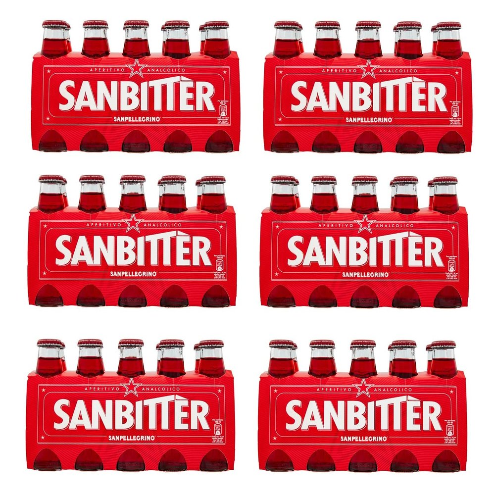 San Pellegrino Sanbitter Aperitif Italy Soft Drink 60 x 100 ml