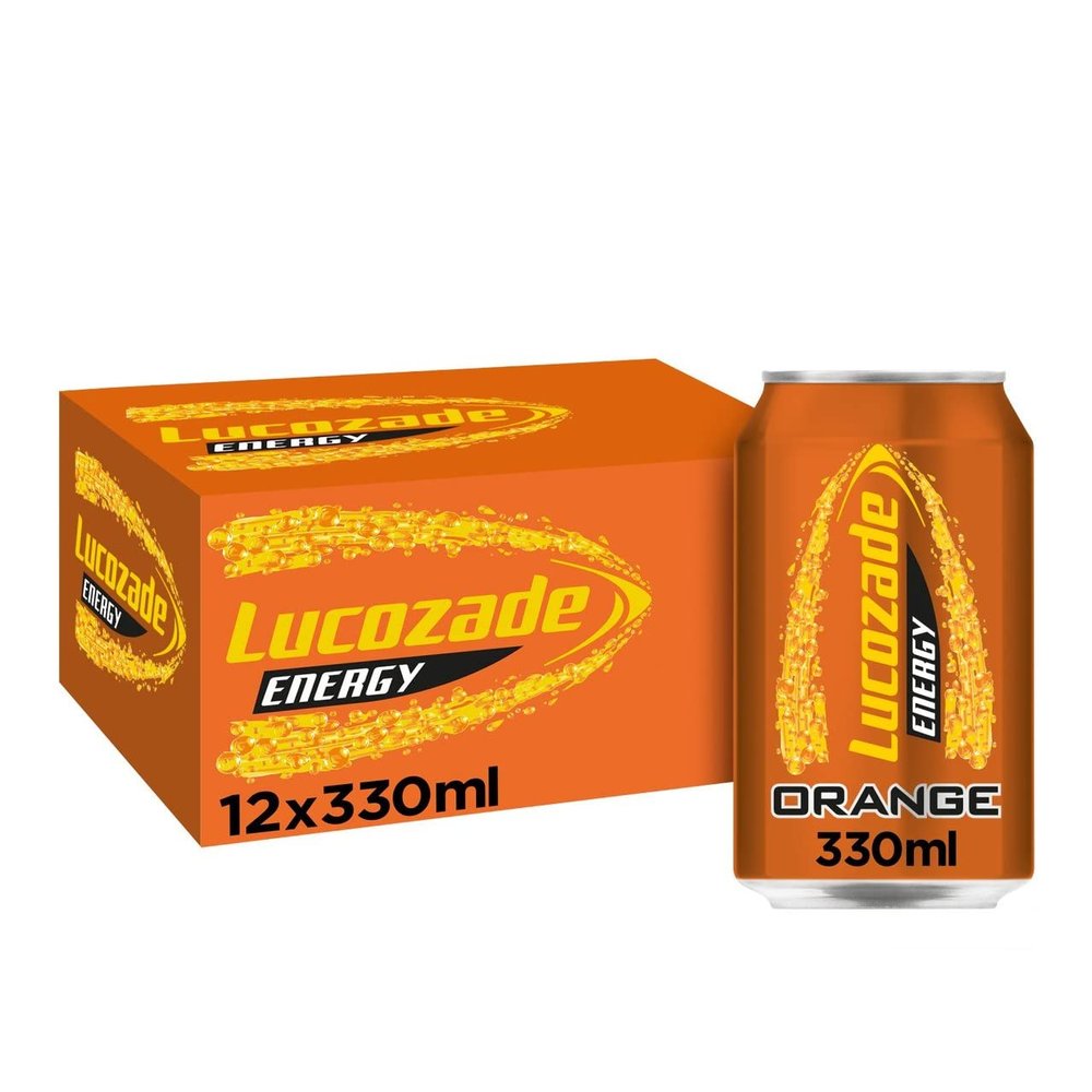 Energy Drinks Lucozade Energy Orange Cans 12 x 330ml