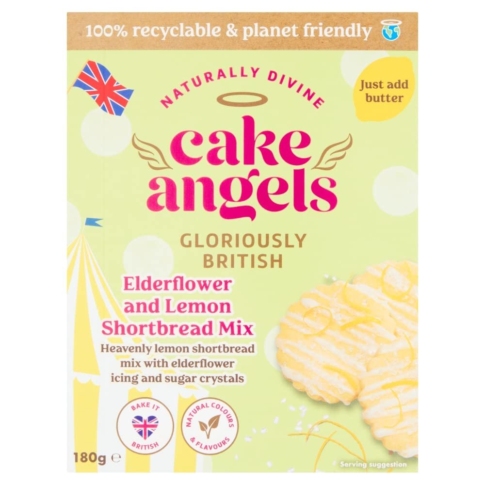 Cake Angels Best of British Lemon & Elderflower Biscuit 180g