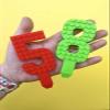 Made Happy Number Cake Topper | Birthday Cake Toppers & Happy Birthday Decorations | Cake Toppers For Boys & Birthday Cake Decorations | Happy Birthday Cupcake Toppers & Cake Decorations | Red 3 view 4