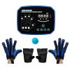 2PCS Electric Hand Rehabilitation Robot Gloves,Hemiplegia Finger Glove Rehabilitation Trainer Stroke Recovery Equipment for Left and Right Hand Promote Blood Circulation Resolve Stiff Hands (XL,Blue) view 1