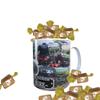 Classic Iconic Steam Locomotive Trains Personalised Mug with Choice of Sweets Gift view 1