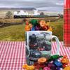 Classic Iconic Steam Locomotive Trains Personalised Mug with Choice of Sweets Gift view 2