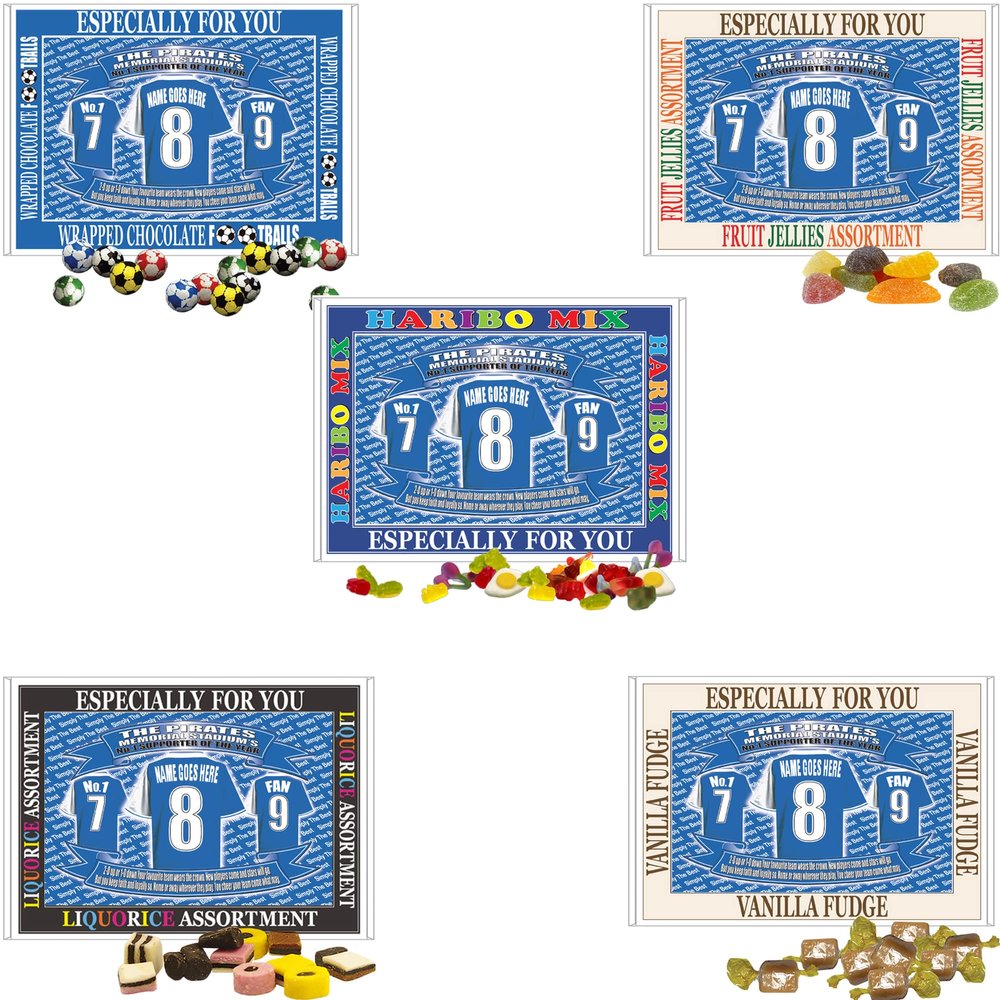Bristol R Football Shirt Personalised Gift Boxed Sweets