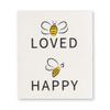 Abbott Collection Home Bee Loved Dish Cloth. Set of 2. view 2