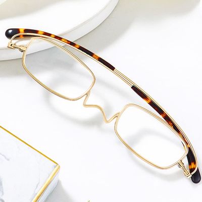GALLIN Folding Computer Reading Glasses +1.5 +2.0 +2.5 +3.0 Men Womens Computer Readers Flexible Presbyopia Glasses Fashion (Color : Gold, Size : +3.0)
