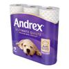 Andrex Ultimate Quilts Toilet Paper 9 Rolls, Air Pocket Technology for Soft, Thick Sheets -Pack of 9 Quilted Toilet Rolls, FSC Certified view 2