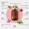 CLAV Menopause Complex  Meno Balance  Nutrient Support for Women 45+ with Wild Yam, Siberian Rhubarb & Red Clover  120 Capsules  Vegan view 4
