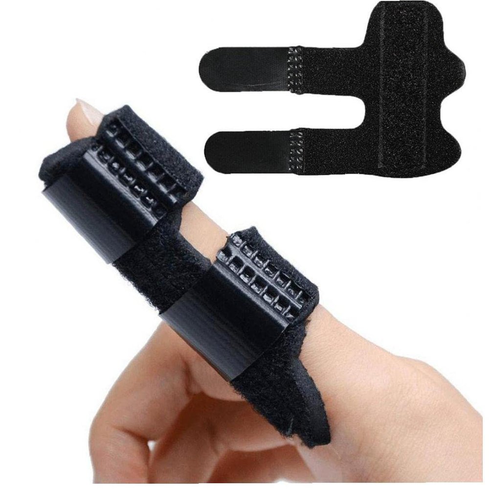 2 Pcs Trigger Finger Splints, Finger Brace Finger Knuckle Immobilization, Broken Finger Protector, Arthritis Relief