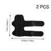 2 Pcs Trigger Finger Splints, Finger Brace Finger Knuckle Immobilization, Broken Finger Protector, Arthritis Relief view 3
