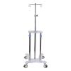 ETELIN Iv Stand With Wheels, Stainless Steel Iv Pole Infusion Stand Height Adjustable Dialysis Bag Holder With 2 Hooks For Elderly Home Care, Hospital view 1