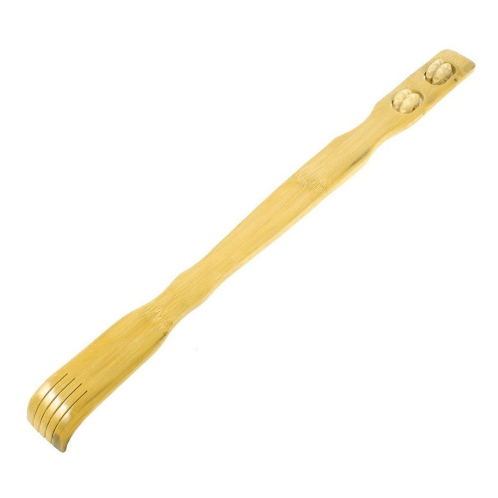 1PC Back Scratcher Bamboo Wood Back Massager Strong Sturdy Traditional Wooden Body Relaxation Massager for Itching Relief Best Gift for Parents.