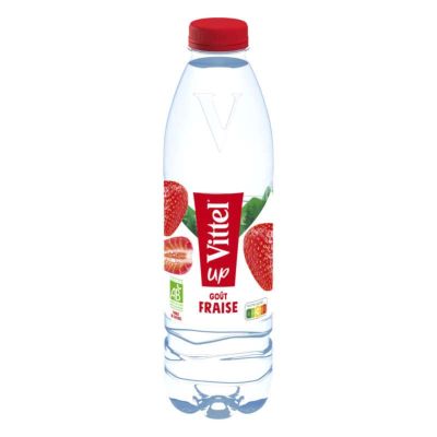 Vittel Up Flavoured Water Strawberry Bottle Organic 1 Litre