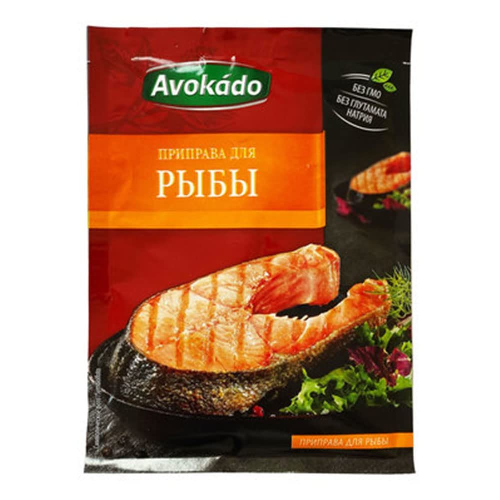 5 x Avokado spice mix for fish dishes (5 x 25 g)
