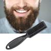 Beard Shaving Brush, Black Men Soft Elastic Neck Face Hair Dust Remover Cleaning Brushes view 4