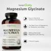 Magnesium Glycinate 180 Capsules (3 Month Supply) 280mg Elemental Magnesium - High Strength Easy to Absorb Magnesium Supplement with No Additives by Inner Vitality view 2