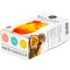 Fruit Bubble Tea Kit Gift Box | 3 Servings | Set includes Passion Fruit Syrup, Strawberry Popping Boba, Tea Bags and Paper Straws | By THE TEASHED view 2