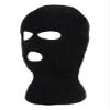 Geyoga 3 Hole Knitted Full Face Ski Mask Winter Balaclava Warm Full Face Cover Thermal Skiing Mask for Men Women Sport Outdoor(Adult Size,Black) view 1