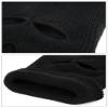 Geyoga 3 Hole Knitted Full Face Ski Mask Winter Balaclava Warm Full Face Cover Thermal Skiing Mask for Men Women Sport Outdoor(Adult Size,Black) view 4