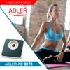 Adler AD8178 Mechanical Personal Scales up to 120 kg, Analogue Bathroom Scales High Accuracy, Non-Slip Surface, Non-Digital, Easy to Use, Batteries Not Included view 2