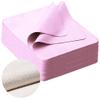 100 PCS Glasses Clean Cloth Suede, Lens Clean Cloth for Lenses, Glasses, Screens, Cameras, iPad, iPhone, Eyeglasses (6"x7", 100PCS/Pink) view 1