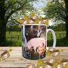 Farm Animals Barn Gathering Personalised Mug with a Choice of Sweets Gift view 2