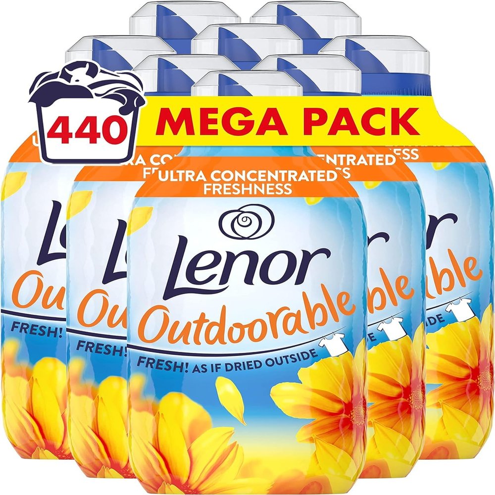Lenor Outdoorable Fabric Conditioner Summer Breeze 440 Washes, 770ml - Ultra Concentrated Freshness