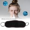 Heated Nose Cover, Nose Warmer Hot Compress 3 Gears Timing USB Powered Heating Nose Pad Prevent Snoring Allergic Washable Nose Heating Cover for Home Use Black view 2