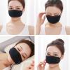 Heated Nose Cover, Nose Warmer Hot Compress 3 Gears Timing USB Powered Heating Nose Pad Prevent Snoring Allergic Washable Nose Heating Cover for Home Use Black view 4