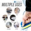 Bathroom Cleaning Sponge with Handle, Scourers Sponge Kit with 2 Oval-Shaped Cleaning Sponges, 1 Corner Sponge Scourer and 1 Detachable Sponge Handle, Scrubbing Sponge for Kitchen, Tiles or Bathtub view 4