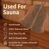 ASKOLD Wool Felt Sauna Hat for Men and Women - Finnish Banya Cap, Grey view 2