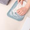 STARRY G Mini Washboard, Portable Washboard with Handle, Washing Clothes Board for Panty Socks Kids Clothing, Non-slip Hand Wash Board, Laundry Cleaning Tool for Home Travel - Light Blue view 2
